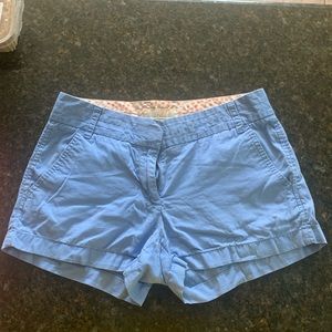 Light Blue J.Crew Chino Shorts